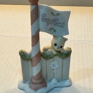 Precious Moments Sugar Town "Flag Pole" Figurine